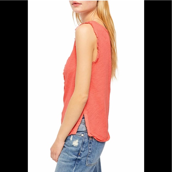 Free People Vacay Linen Blend Tank Top - Picture 4 of 10